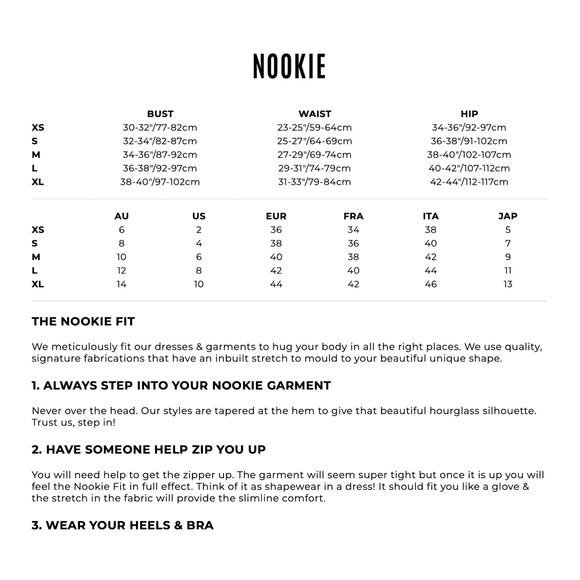 Nookie Hollywood Midi Dress Blush Pink Bodycon Stretch Knit Cocktail Small NWT - Picture 12 of 13